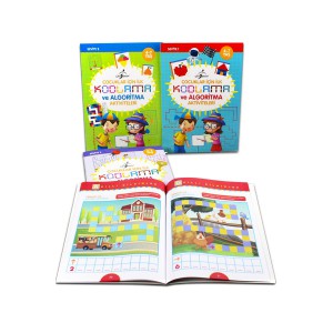 Çocuklar İçin İlk Kodlama ve Algoritma Aktiviteleri - 4 Kitap